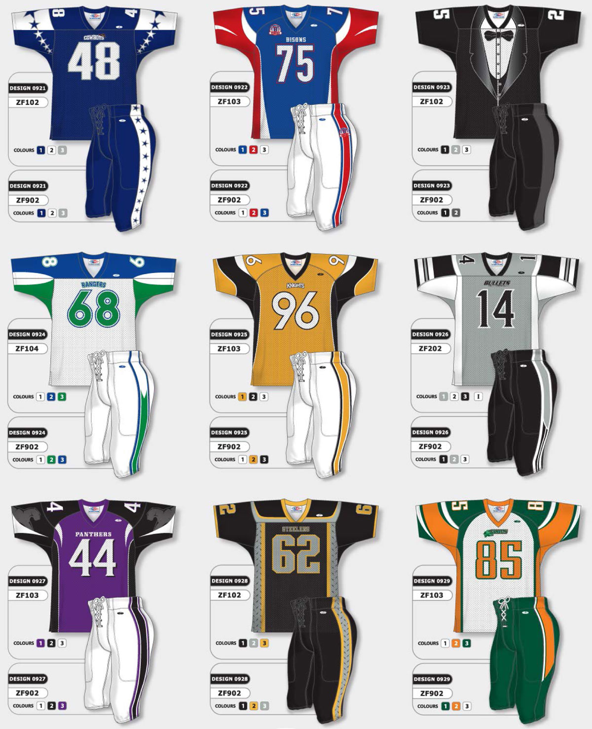 Sublimation Designs 7, 8 & 9