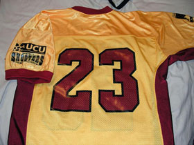 University of Canberra Firebirds Custom F82 American Football Jerseys - Rear