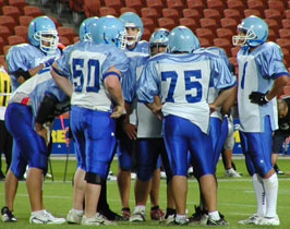 Hamilton Hawks Custom F10 with Lycra Inserts American Football Jerseys