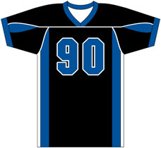 Art for Tamaki Lightning Custom F13 American Football Jerseys