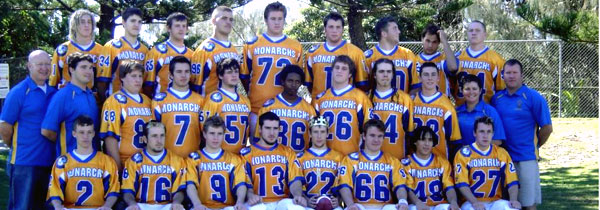 ACT Monarchs Fully Sublimated Custom F18 American Football Jerseys