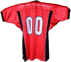 Rhinos American Football Club Fully Sublimated Custom F14 American Football Jerseys - Rear