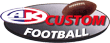 AK Custom Football Logo