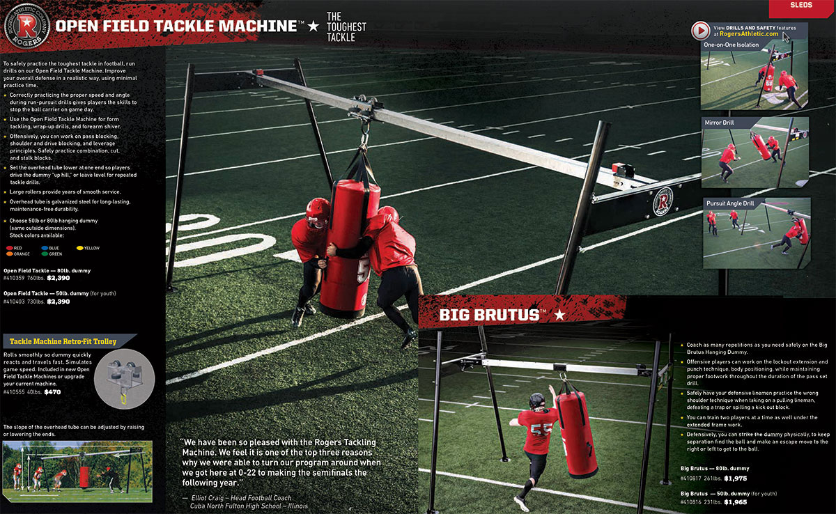 Open Field Tackle Machine